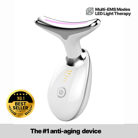 7-IN-1 EMS RED LIGHT THERAPY FACE NECK LIFT WRINKLE REMOVER TIGHTEN MASSAGER